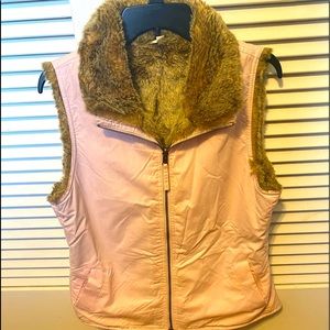 Gap faux fur vest